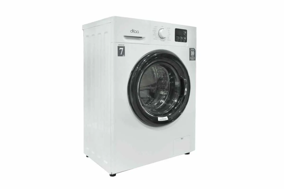 DKAA FRONT LOAD INVERTER WASHING MACHINE 7KG WHITE 598X435X845MM - Image 3