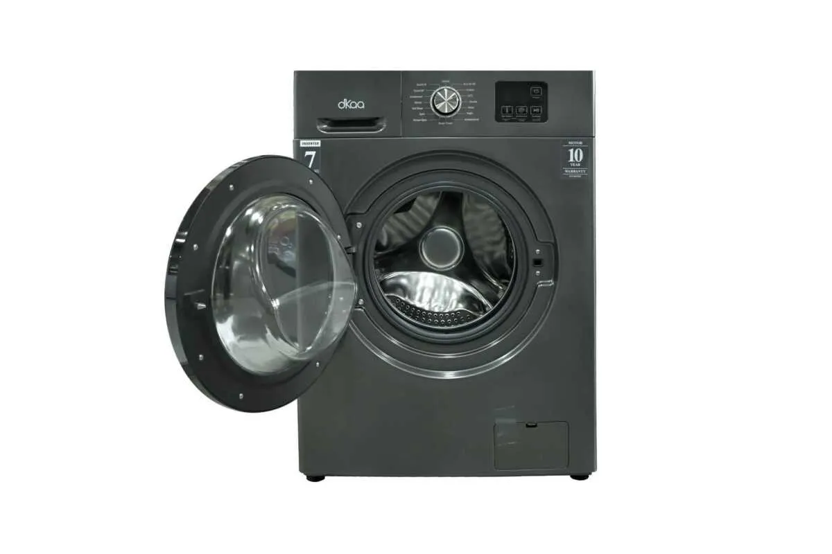 DKAA FRONT LOAD INVERTER WASHING MACHINE 7KG GREY 598X435X845M - Image 2