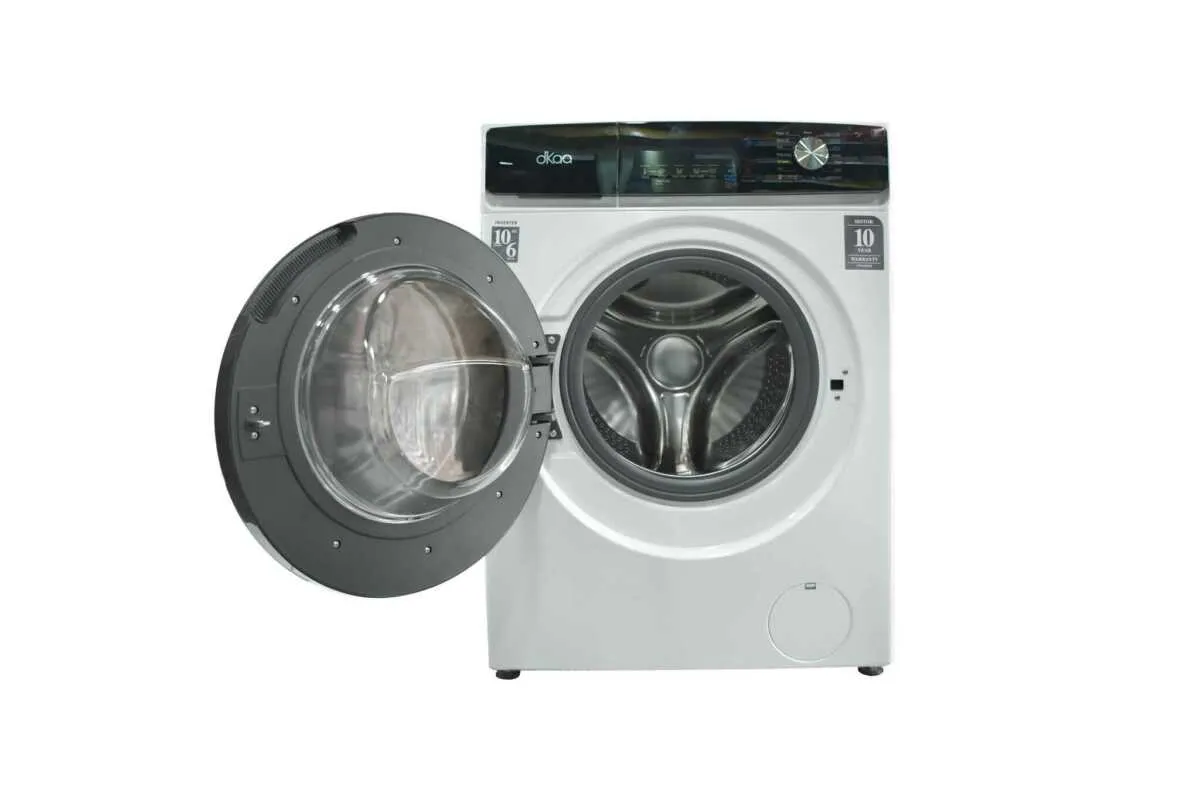 DKAA FRONT LOAD INVERTER WASHER & DRYER MACHINE 10KG/6KG WHITE 598X608X845MM - Image 2