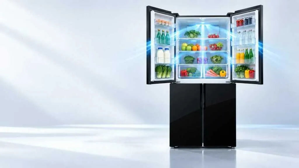 DKAA refrigerator fast cooling in fridge compartment