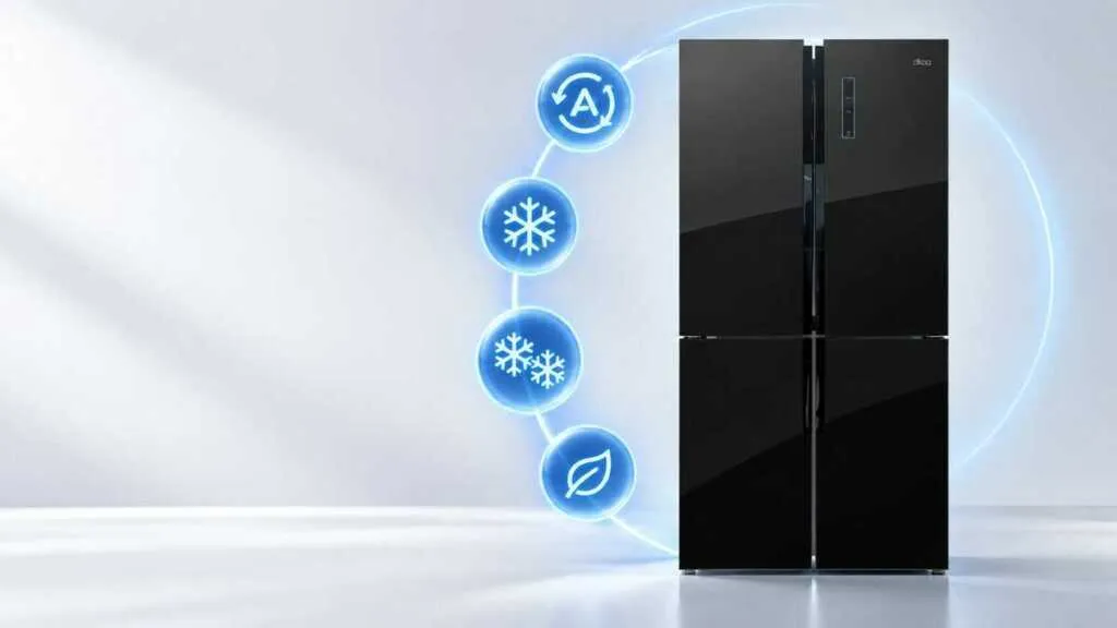 DKAA refrigerator with four selectable modes