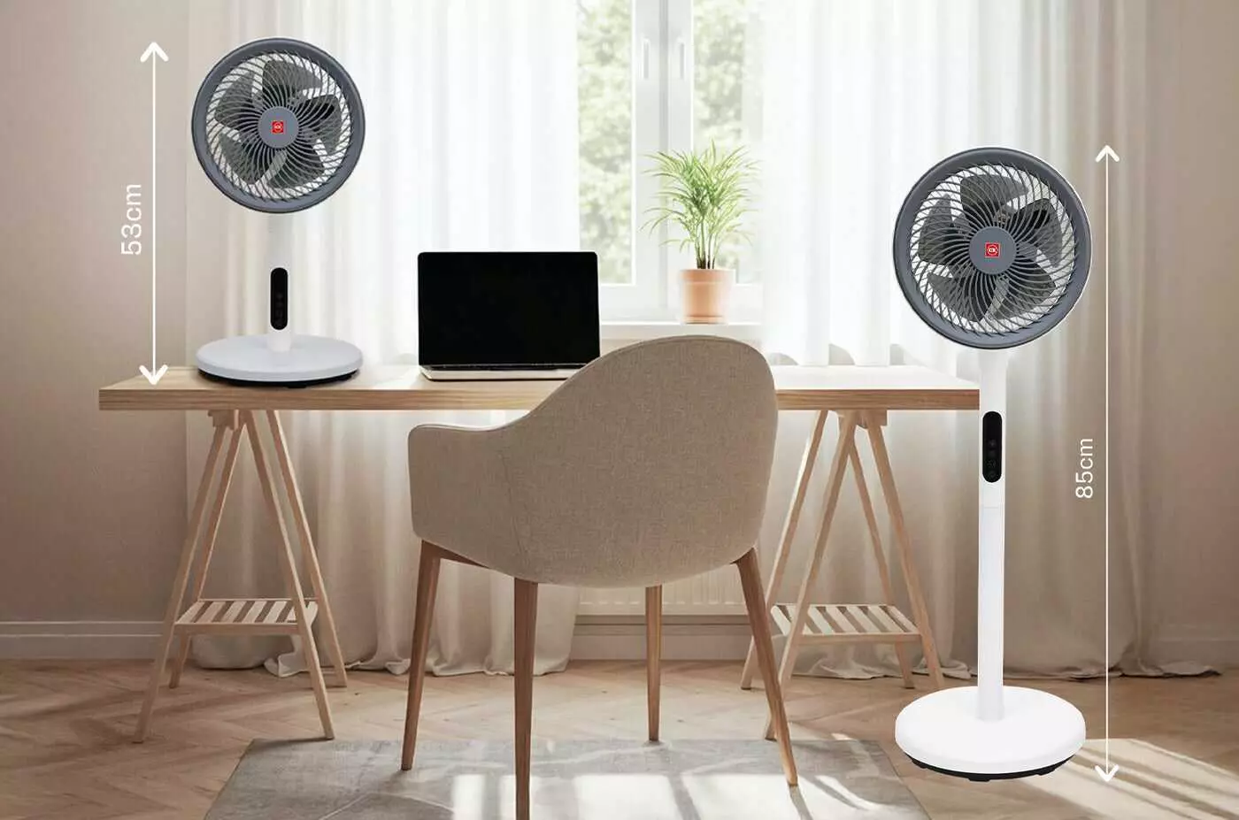 KDK stand fan Customisable Height