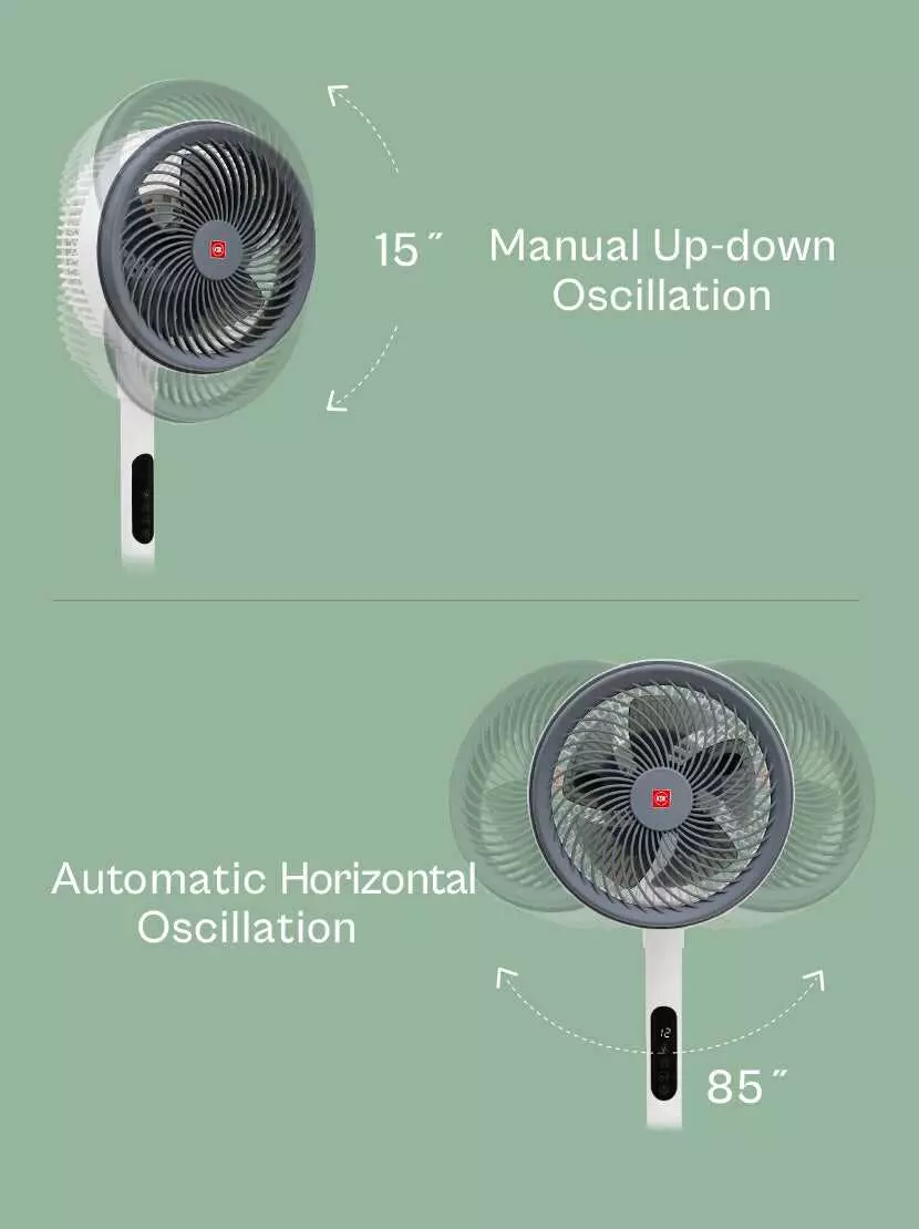 KDK stand fan Wide-angle oscillation