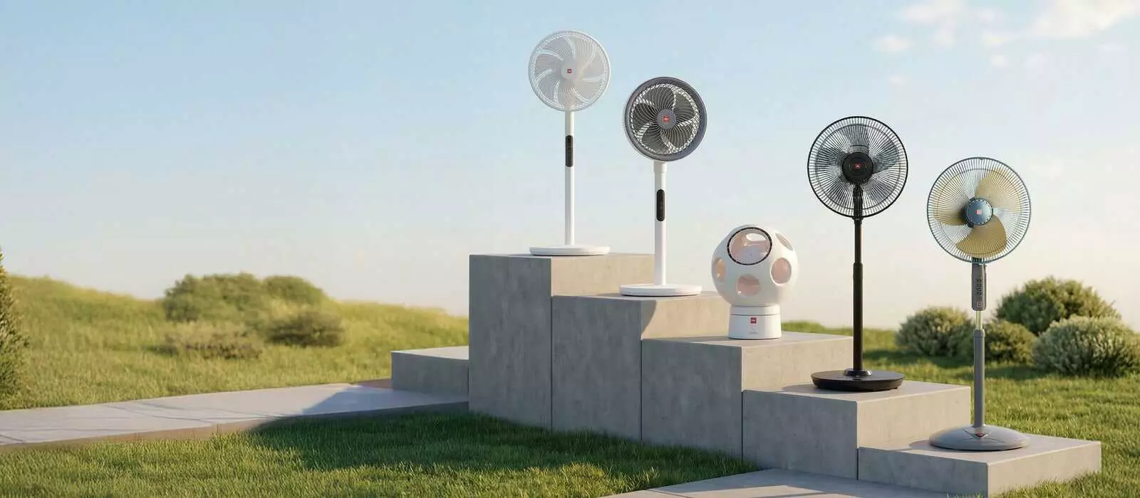 KDK fan range at Sunfront Webseytu