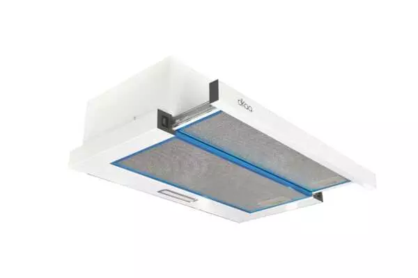 DKAA TELESCOPIC SLIM HOOD WHITE