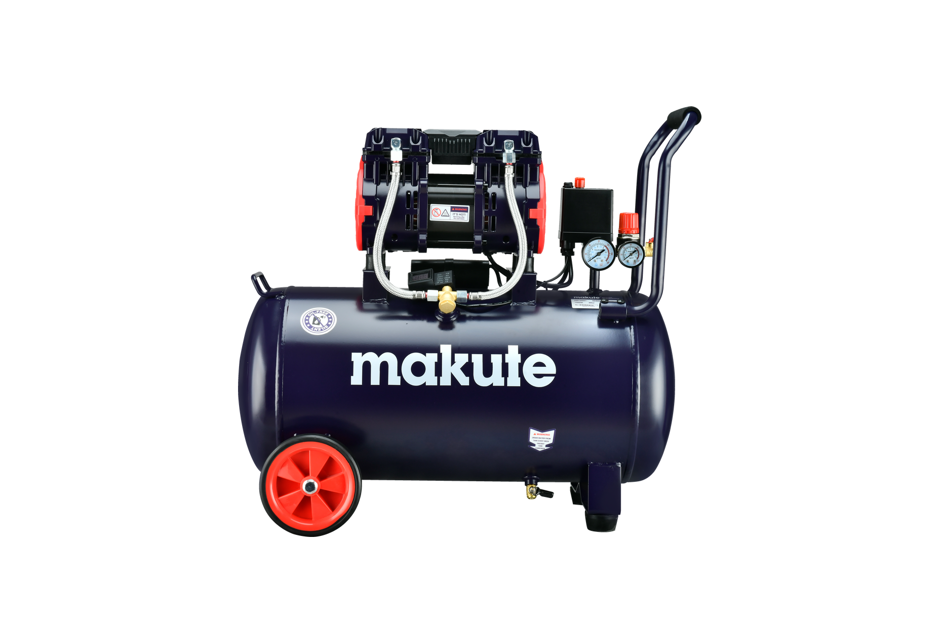 25970 MAKUTE 50L OIL FREE SILENT AIR COMPRESSOR - Image 1