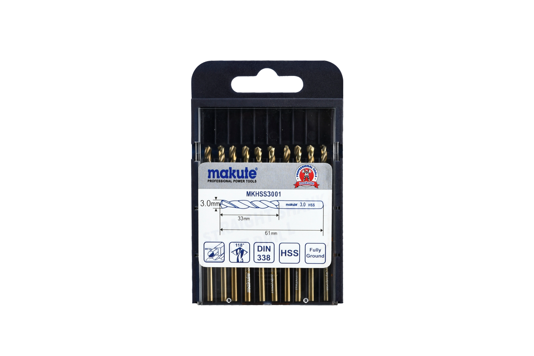 26547 MAKUTE DRILL BIT 3MM - Image 1