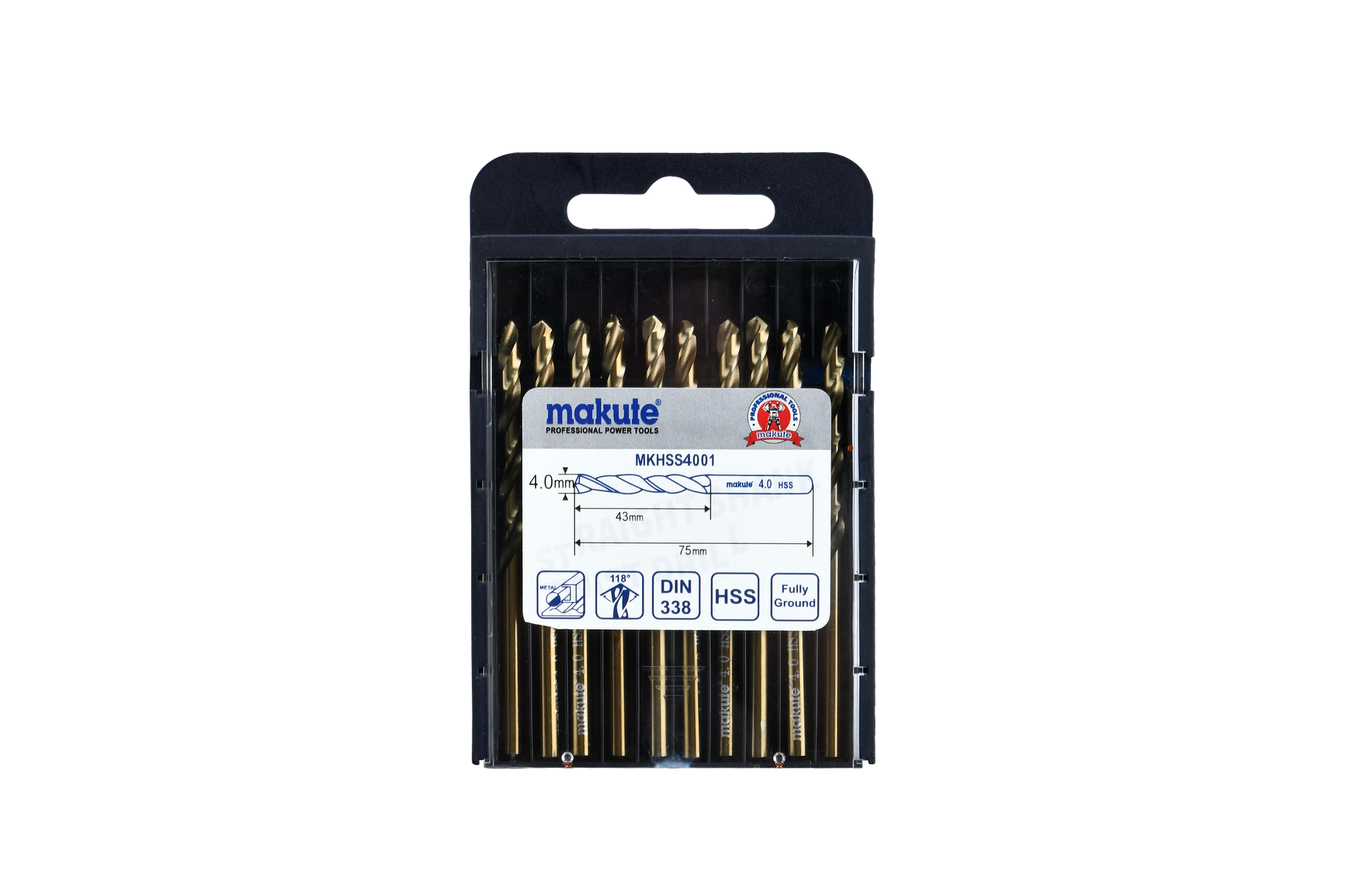 26548 MAKUTE DRILL BIT 4MM - Image 1