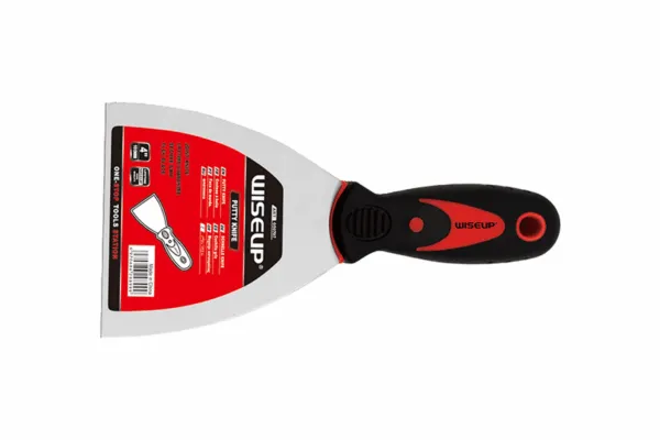 WISEUP TPR RUBBER HANDLE SCRAPER 2INCH PUTTY KNIFE