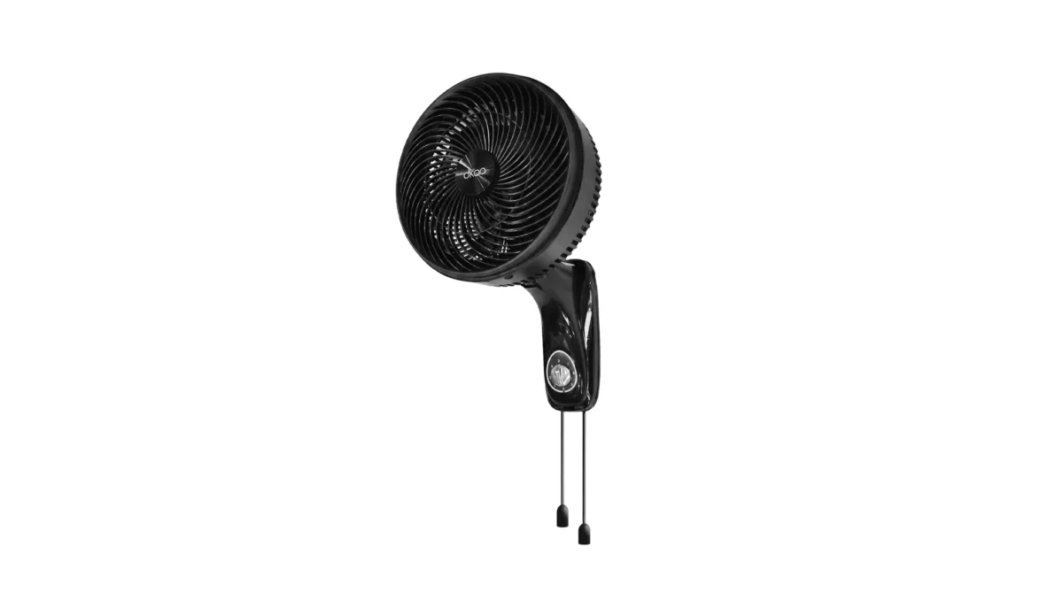 DKAA 10" WALL FAN BLACK - Image 2