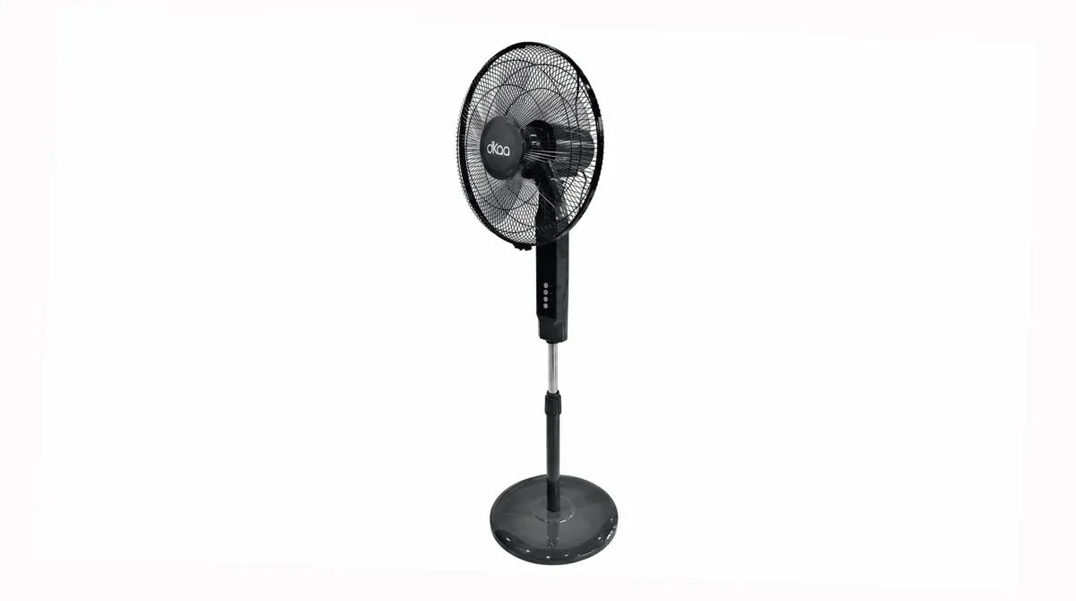 DKAA 16" STAND FAN DARK GREY & BLACK - Image 2