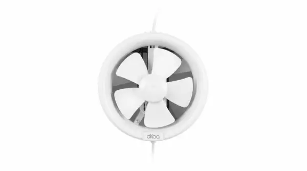 DKAA 6" GLASS MOUNT EXHAUST FAN 15W WHITE