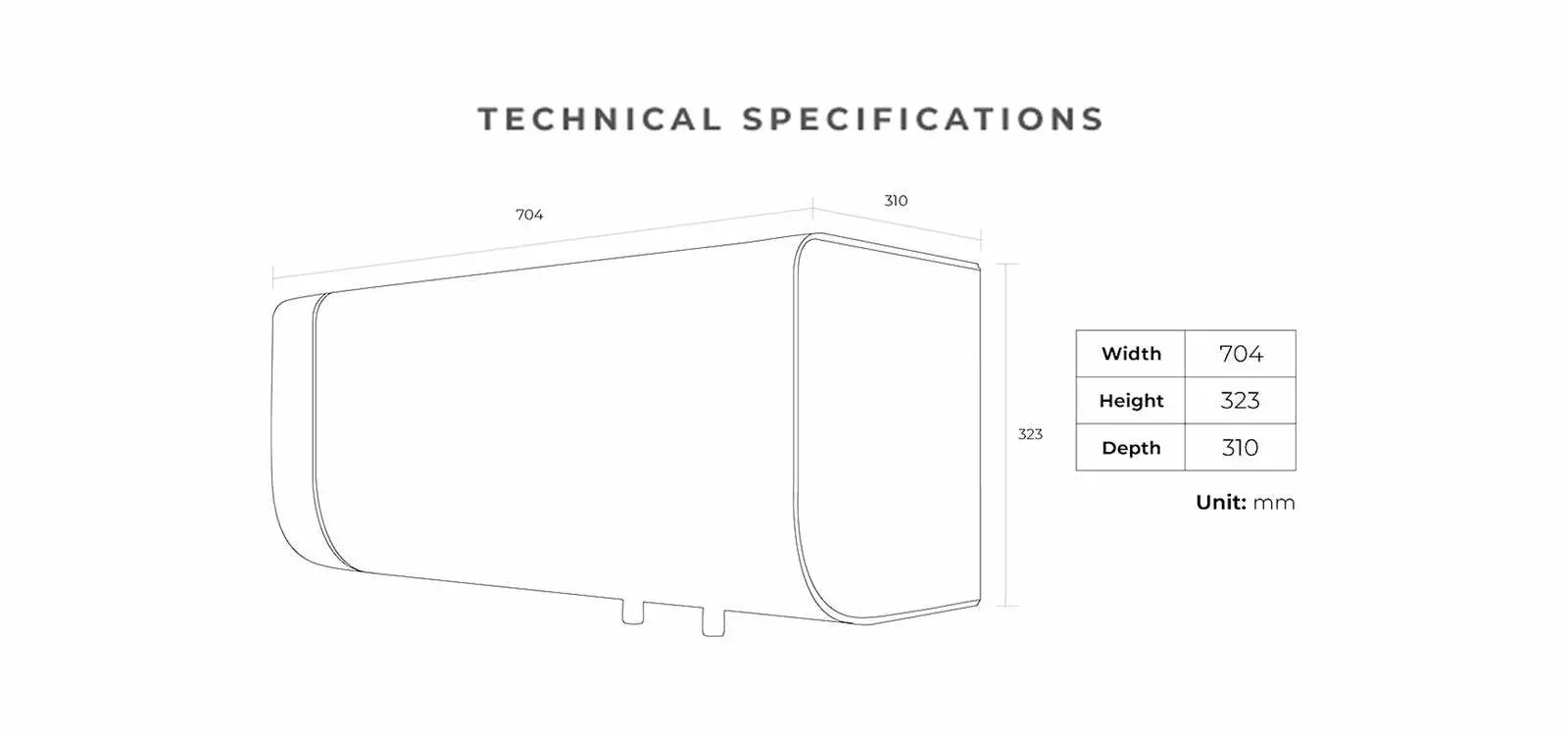 KDK RG30AHM1 technical drawing and dimensions
