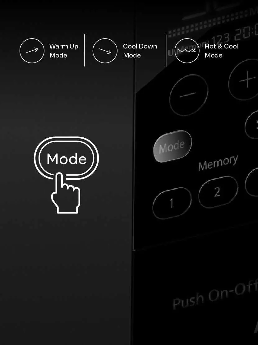 KDK TG3AD1 3 Soothing Shower Modes